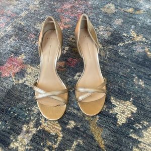 Gold Aerin Heeled Sandals